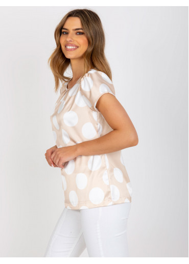 Béžovo hnedá blúzka