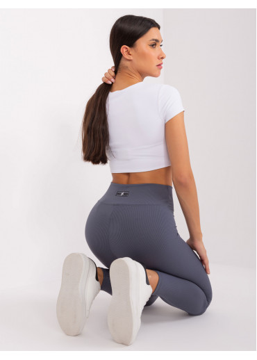 Grafitovo sivé legíny