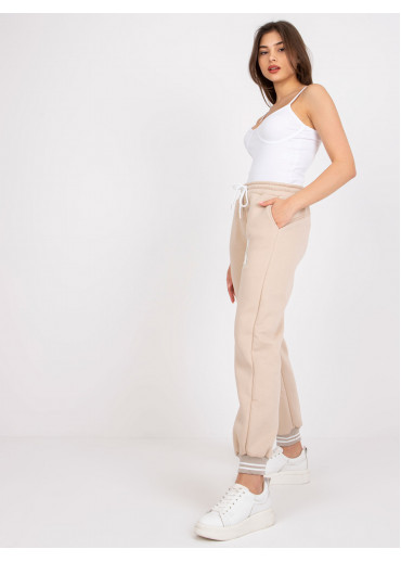 Béžovo hnedé tepláky