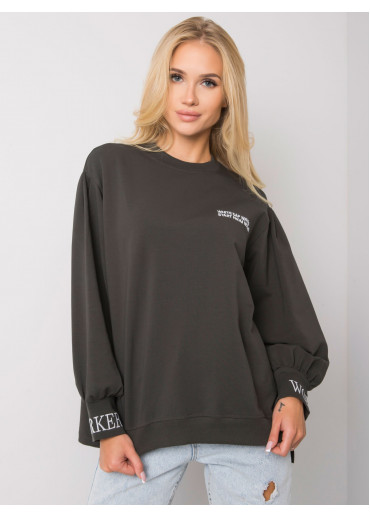 Khaki zelené bavlnené tričko