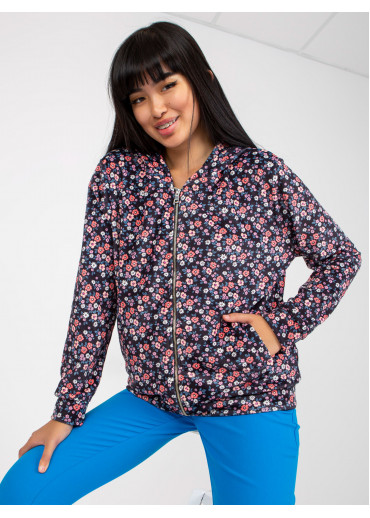 Viacfarebná mikina s kapucňou