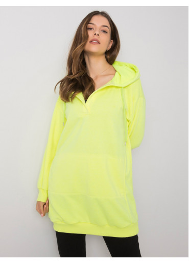 Žltá predĺžená mikina