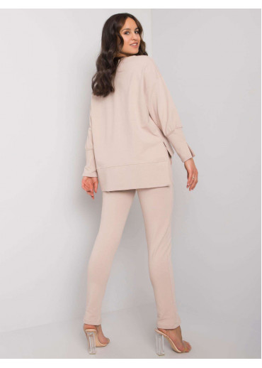 Béžovo hnedá tepláková súprava