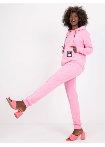 Púdrovo ružová tepláková súprava