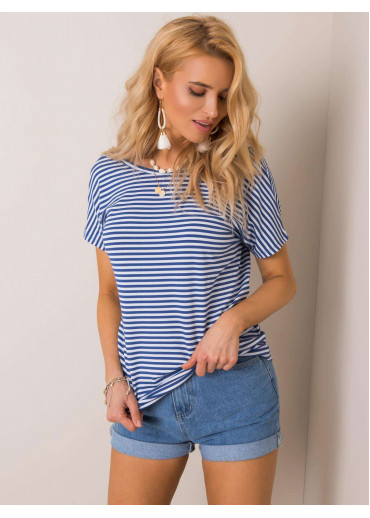 Svetlomodré pruhované tričko