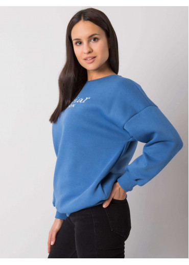 Svetlomodrá basic mikina