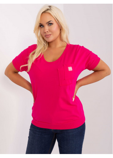 Fuchsiovo ružové tričko