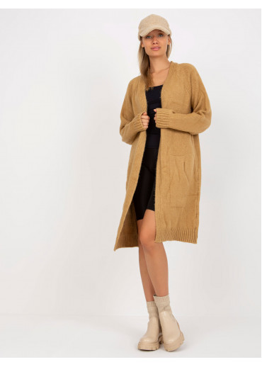 Hnedý kardigán