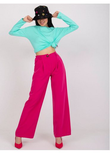 Mätovo zelené basic tričko s dlhým rukávom