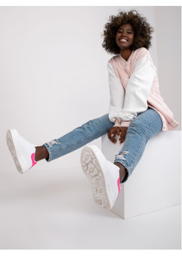 Púdrovo ružová mikina