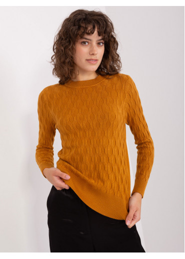 Karamelovo hnedý pulóver