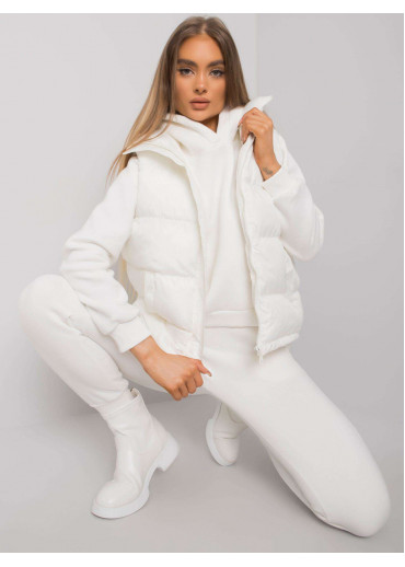 Biela tepláková súprava s vestou