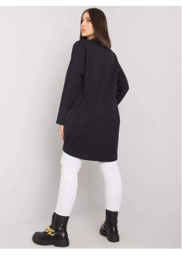 Čierna tunika s potlačou