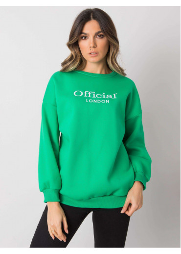 Zelená basic mikina