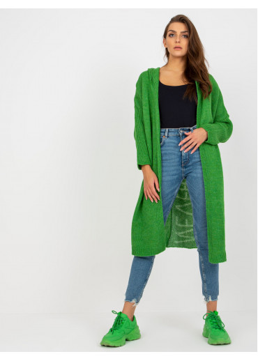 Zelený kardigán