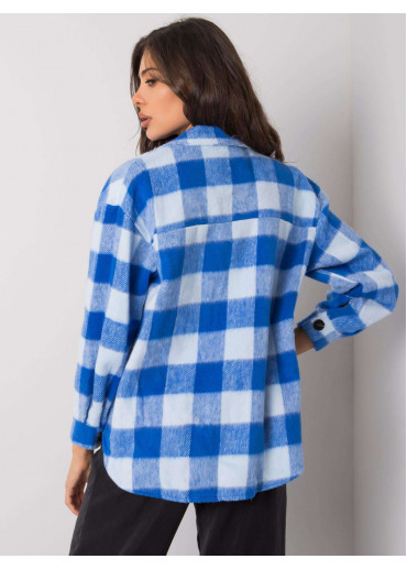 Svetlomodrá károvaná košeľa