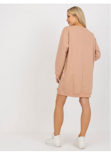 Béžovo hnedá mikina USA