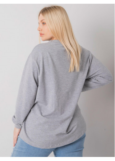 Sivé tričko s potlačou