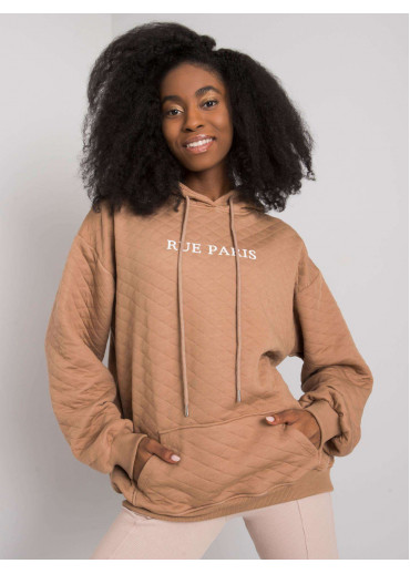 Hnedá mikina s kapucňou