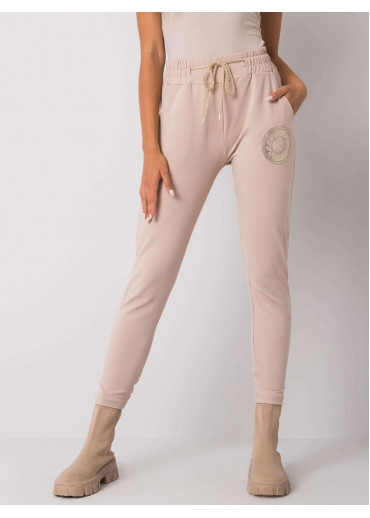 Béžovo hnedé tepláky