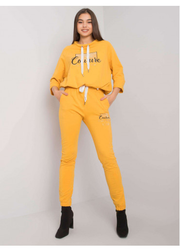 Žltá tepláková súprava