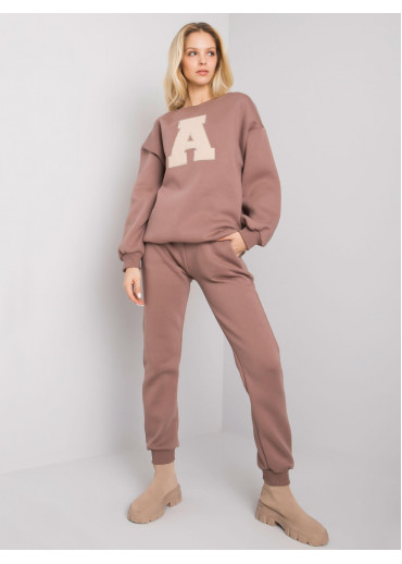 Hnedá tepláková súprava