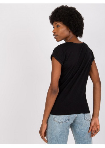 Čierne tričko s potlačou