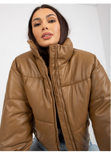 Hnedá krátka bunda