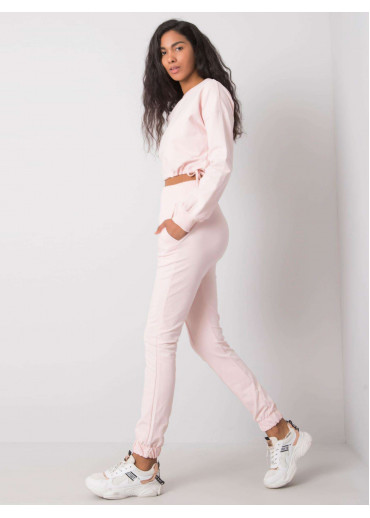 Púdrovo ružová tepláková súprava