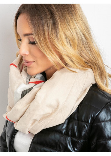 Béžovo hnedá šatka