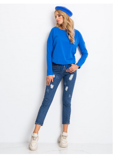 Svetlomodré tričko s dlhým rukávom