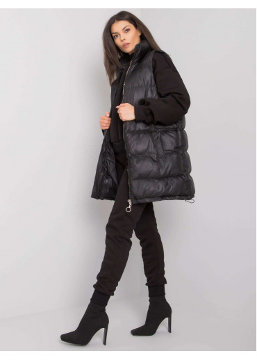 Čierna tepláková súprava s vestou