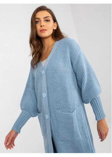 Svetlomodrý kardigán