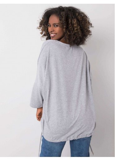 Sivé tričko s potlačou