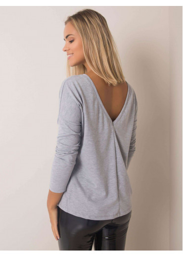 Sivé tričko s dlhým rukávom