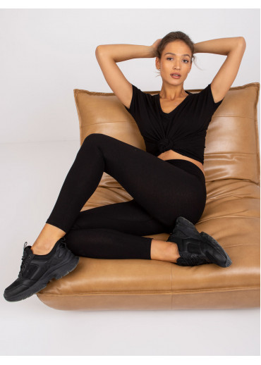 Čierne basic tričko