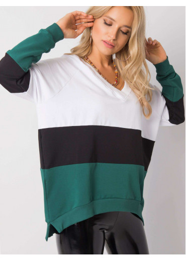 Neónová zelená mikina