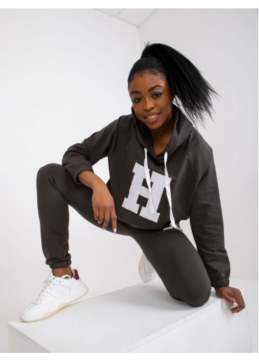 Khaki zelená tepláková súprava