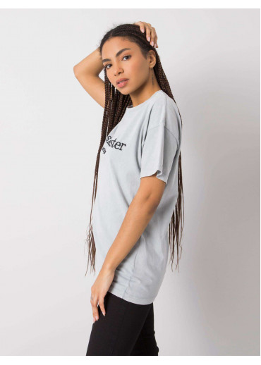 Sivé bavlnené tričko