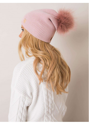 Púdrovo ružová čiapka