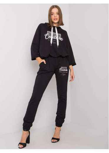 Čierna tepláková súprava