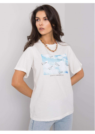 Biele bavlnené tričko