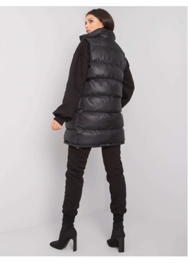 Čierna tepláková súprava s vestou