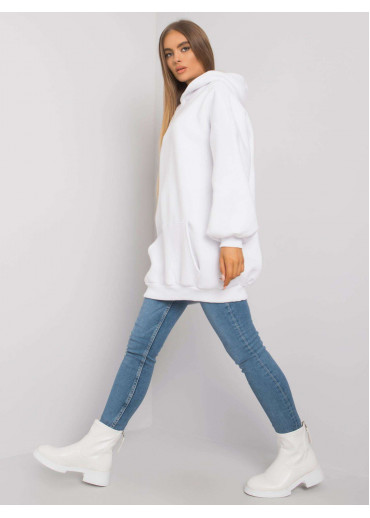 Biela oversize mikina