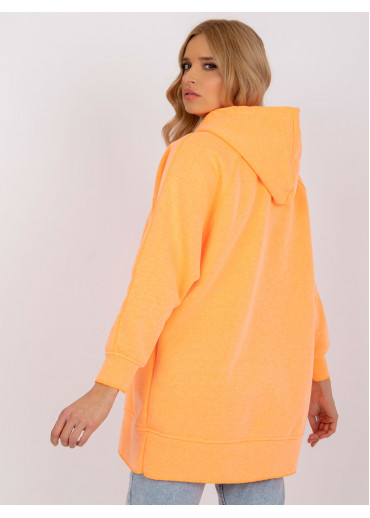 Oranžová mikinová tunika