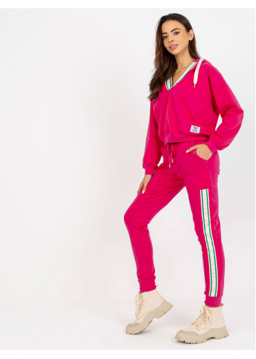 Fuchsiovo ružová tepláková súprava