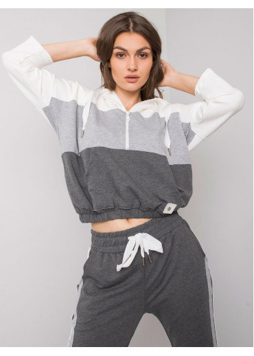 Sivá tepláková súprava