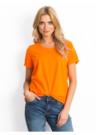Oranžové basic tričko