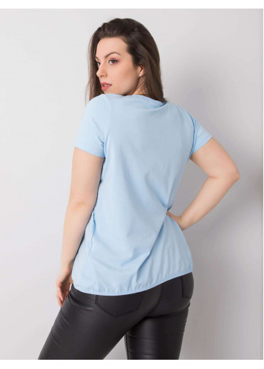 Svetlomodré tričko
