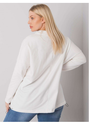 Smotanovo biela mikina